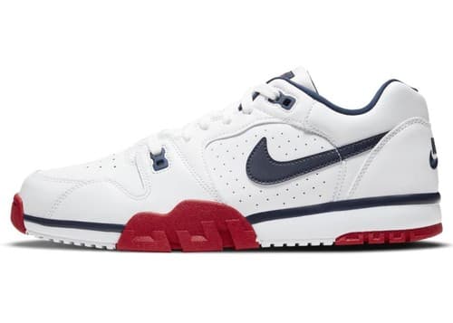 Nike Cross Trainer Low White Gym Red Blue Retro Sneakers CQ9182-101 Mens Size