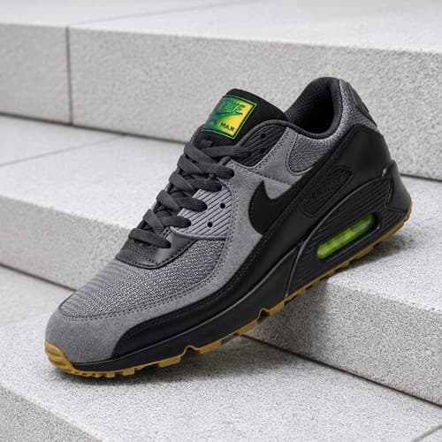 Nike Air Max 90 Smoke Grey Black IQ0580-084 Men's Size New
