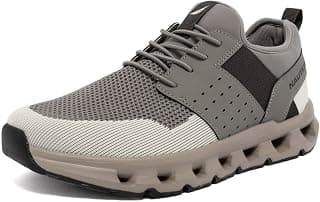 Mens Running Sneakers Sport Fashion Lace-Up Athletic Soft Shoes for Gym Tennis Men – Cushioned, Breathable, Lightweight & Comfortable