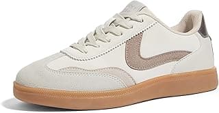 Women's Retro Fashion Sneakers Classic Casual Walking Shoes Non Slip Comfort Skate Shoes