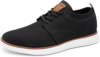 Men's KnitFlex Breeze Mesh Sneakers Oxfords Lace-Up Lightweight Casual Walking Shoes