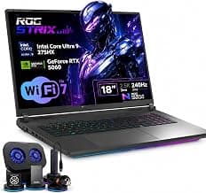 ASUS ROG Strix G18 Gaming Laptop, 18” 2.5K 240Hz/3ms Nebula Display, Intel 24-Core Ultra 9 275HX(up to 5.4 GHz), NVIDIA GeForce RTX 5060, WiFi 7, Windows 11 Pro(64GB DDR5 RAM, 1TB SSD)