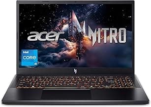 Acer Nitro V Gaming Laptop | Intel Core i5-13420H Processor | NVIDIA GeForce RTX 4050 Laptop GPU | 15.6" FHD IPS 165Hz Display | 8GB DDR5 | 512GB Gen 4 SSD | Wi-Fi 6 | Backlit KB | ANV15-52-586Z