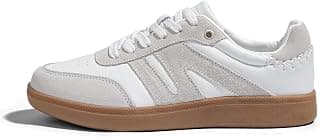 Women Classic Retro Gum Sole Fashion Sneakers Casual Tennis Skate Shoe Genuine Leather Walking Footwear Anti Slip Trainers