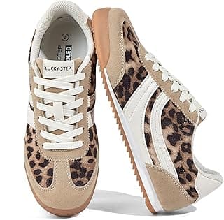 Women's Fashion Sneakers Thin Sole Lace up Tennis Shoes Lightweight Walking Running Gym Workout Classic Retro Footwear Anti Slip Trainers
